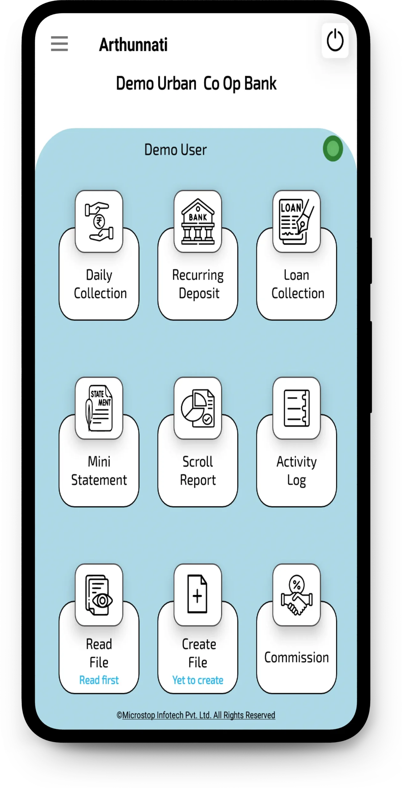cliqbank destop screen